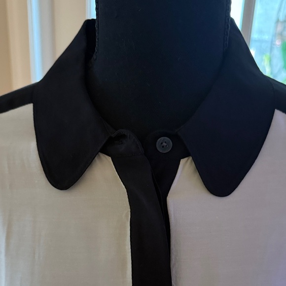 Boden Black and White Button Down Shirt - Picture 6 of 6